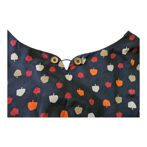 Free Bird fall pumpkin peplum top size small - Picture 4 of 8